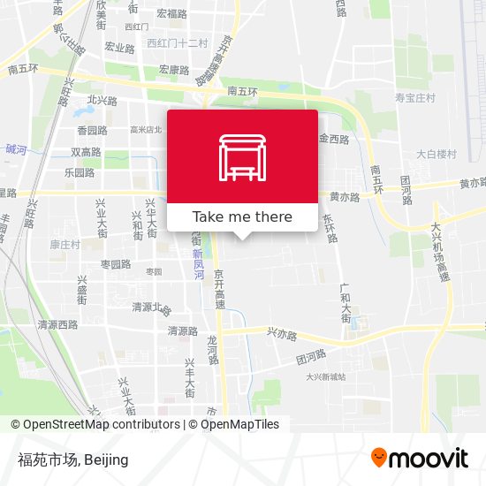 福苑市场 map