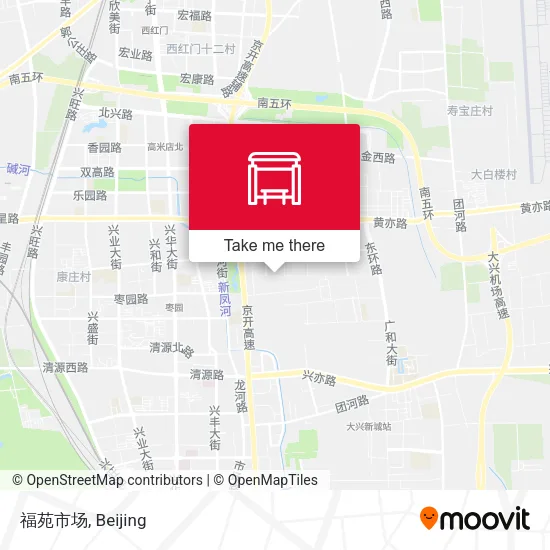 福苑市场 map