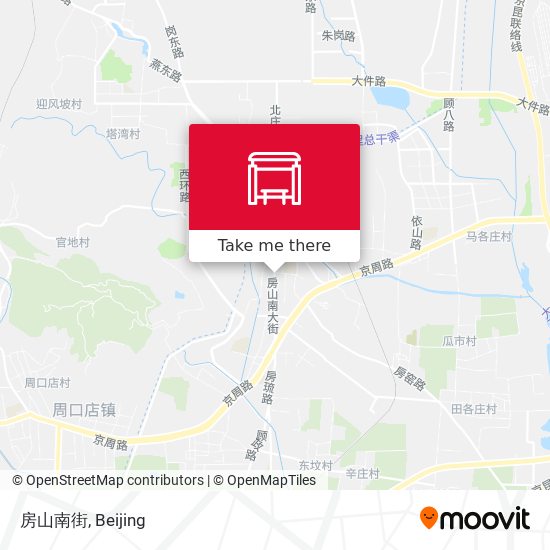 房山南街 map