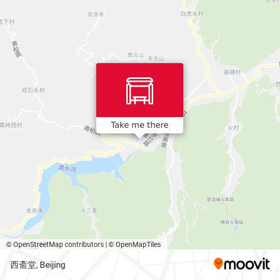 西斋堂 map