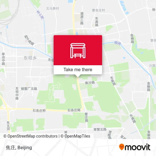 焦庄 map