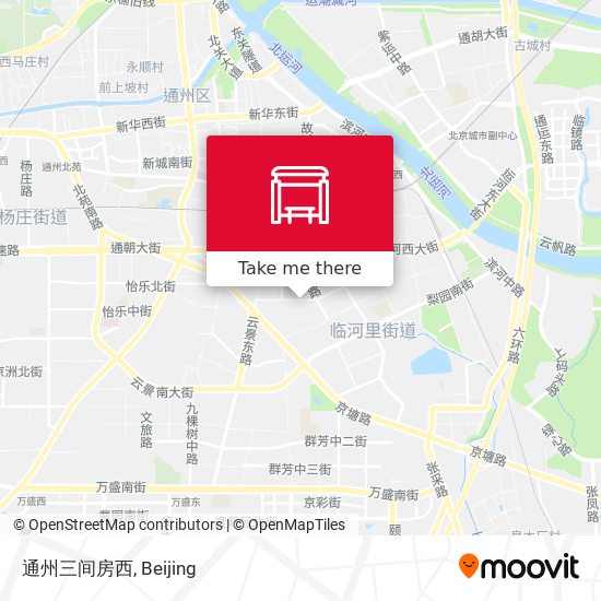通州三间房西 map