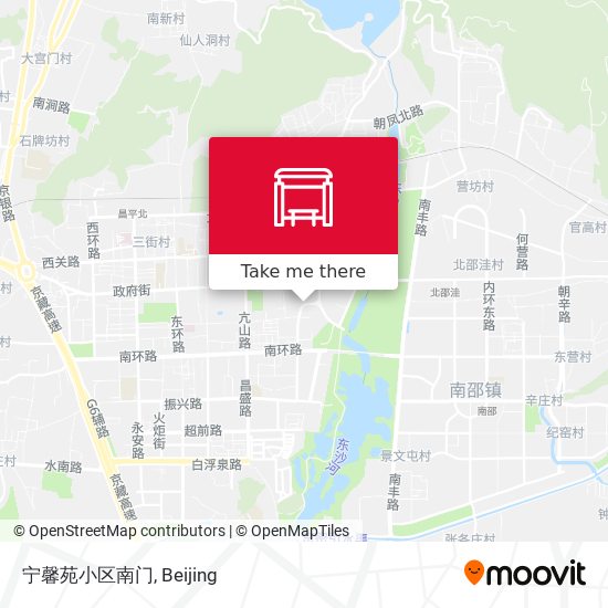 宁馨苑小区南门 map