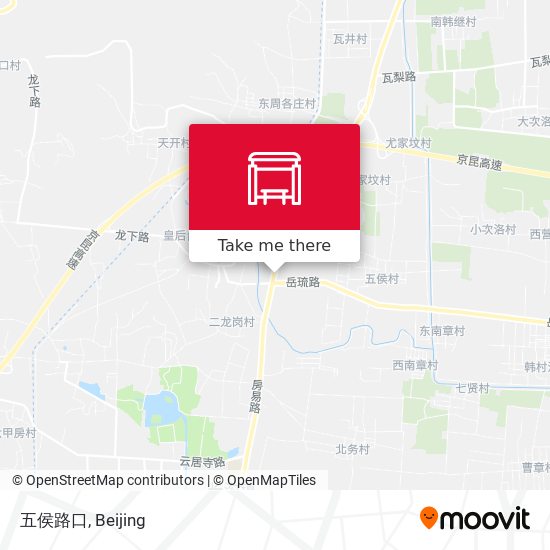 五侯路口 map