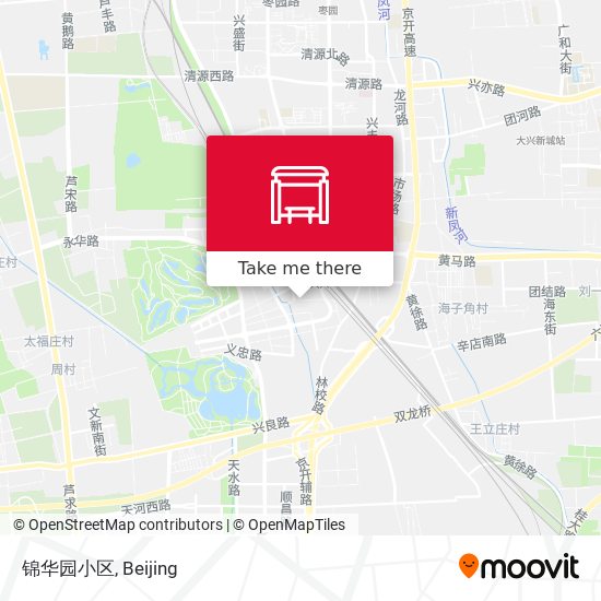 锦华园小区 map