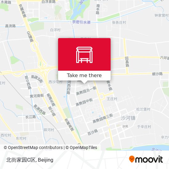 北街家园C区 map