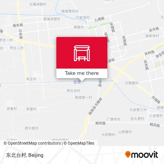 东北台村 map