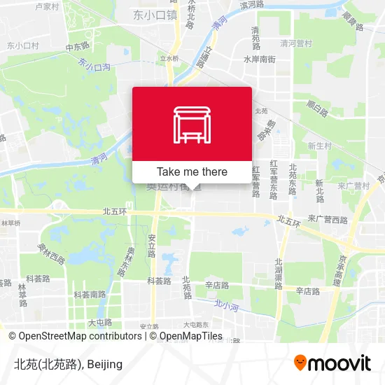 北苑(北苑路) map