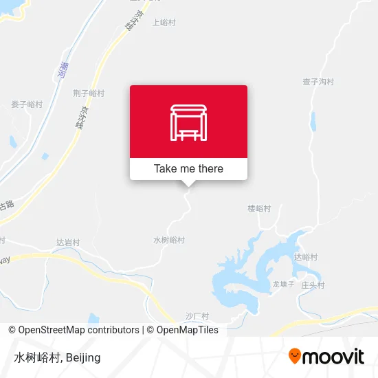 水树峪村 map