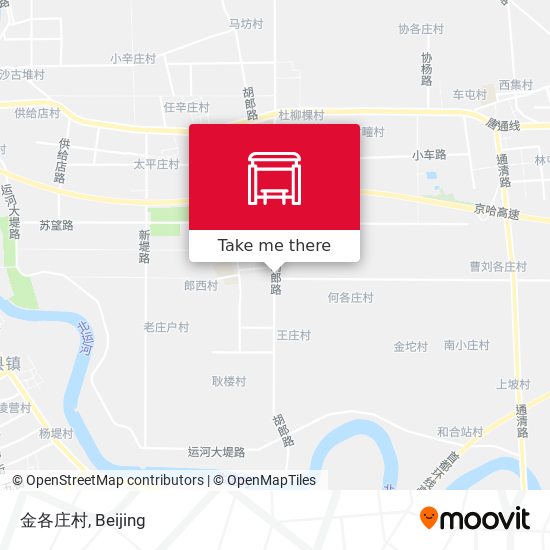 金各庄村 map