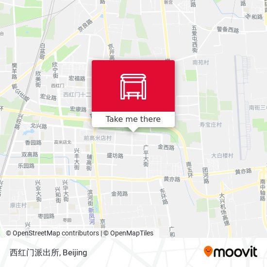 西红门派出所 map