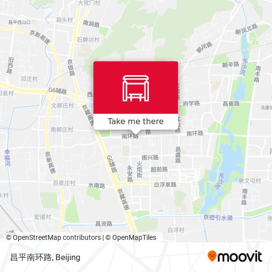 昌平南环路 map