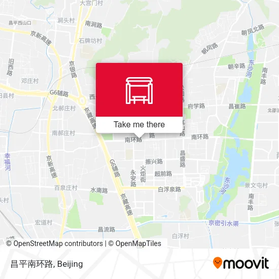昌平南环路 map