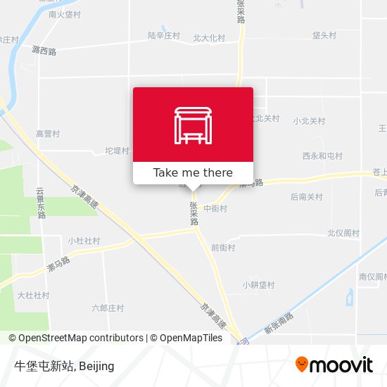 牛堡屯新站 map