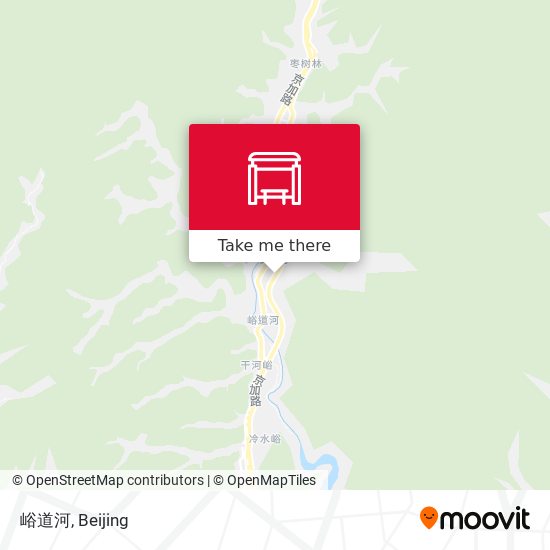 峪道河 map