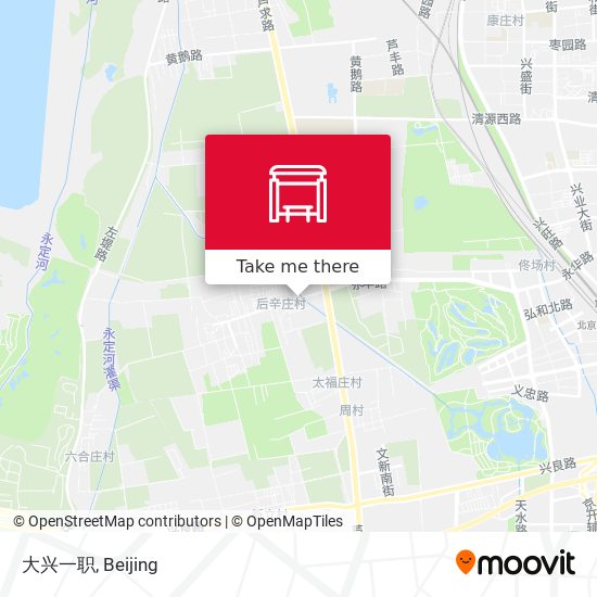 大兴一职 map