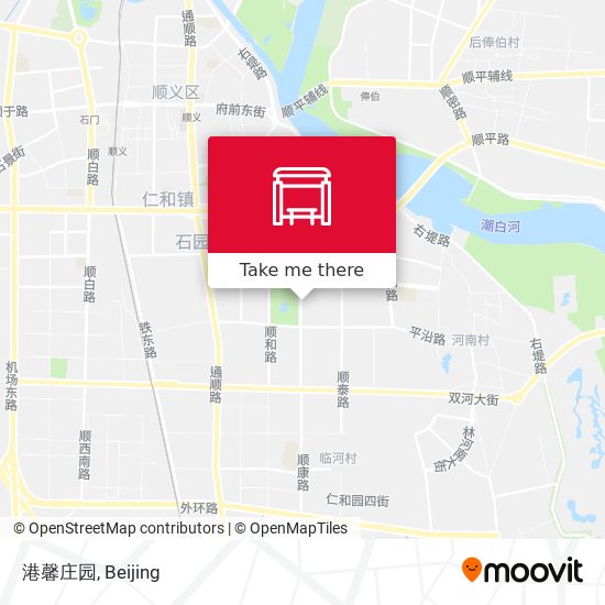 港馨庄园 map