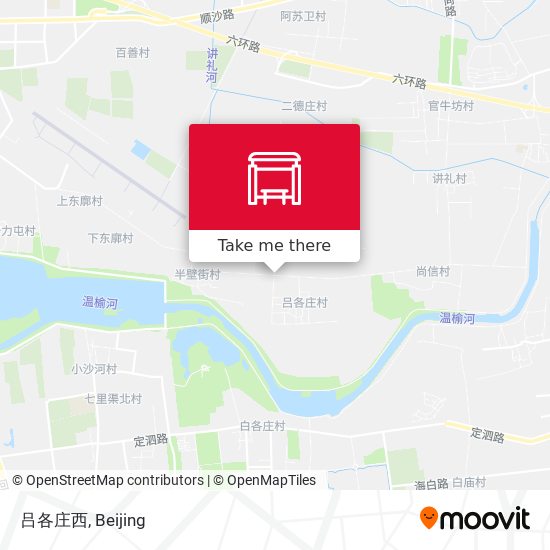 吕各庄西 map