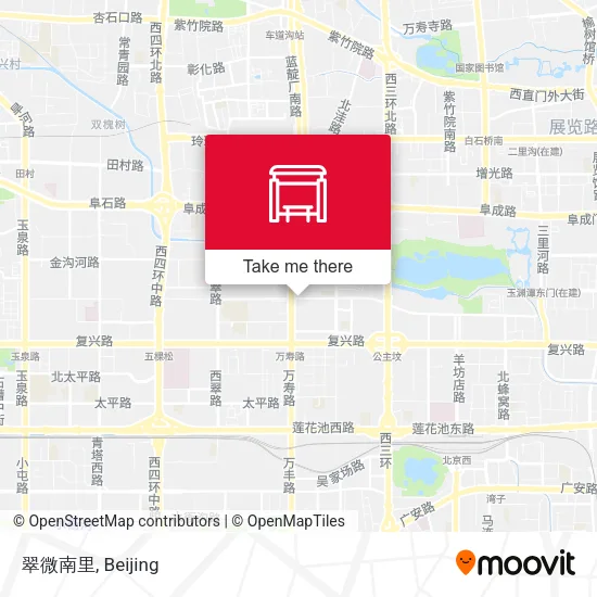 翠微南里 map