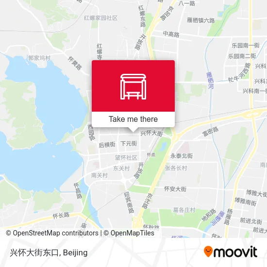 兴怀大街东口 map
