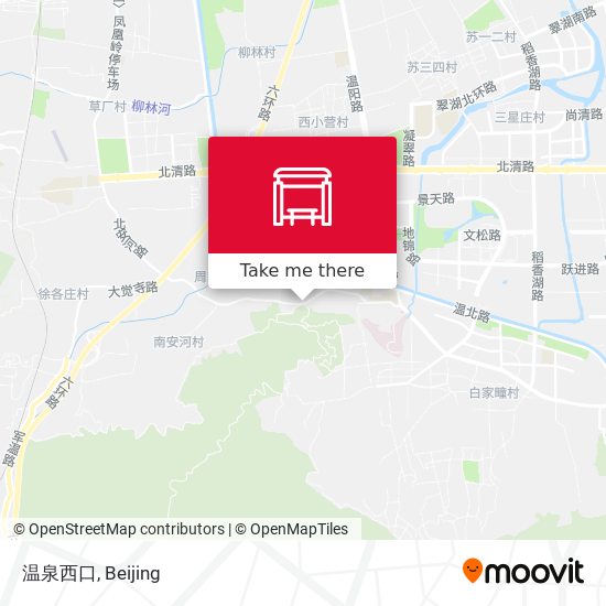 温泉西口 map