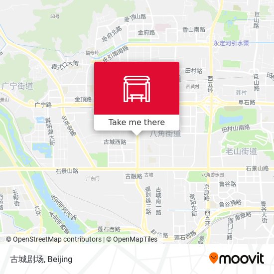 古城剧场 map
