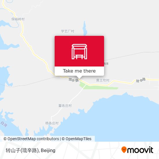 转山子(琉辛路) map