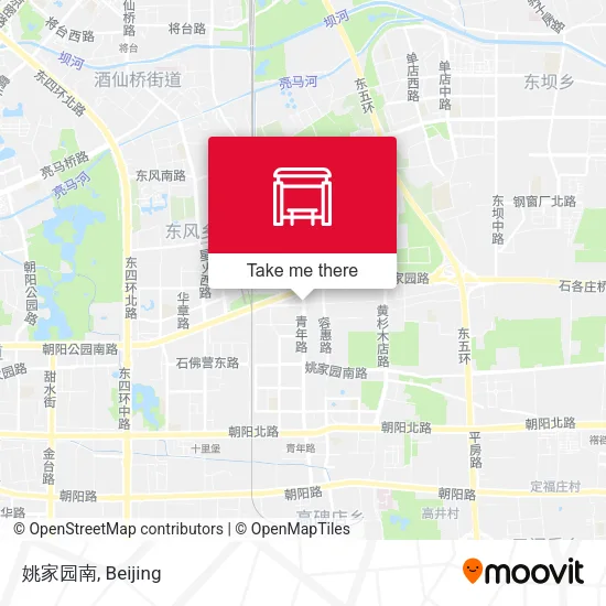 姚家园南 map