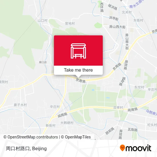 周口村路口 map