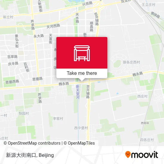 新源大街南口 map