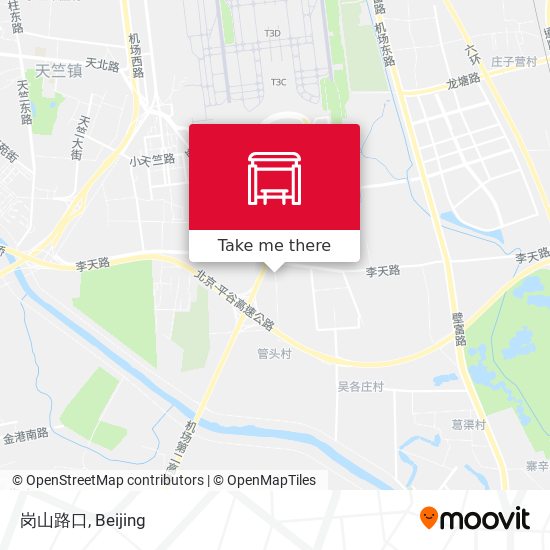 岗山路口 map