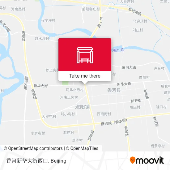 香河新华大街西口 map