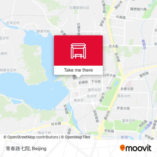 青春路七院 map