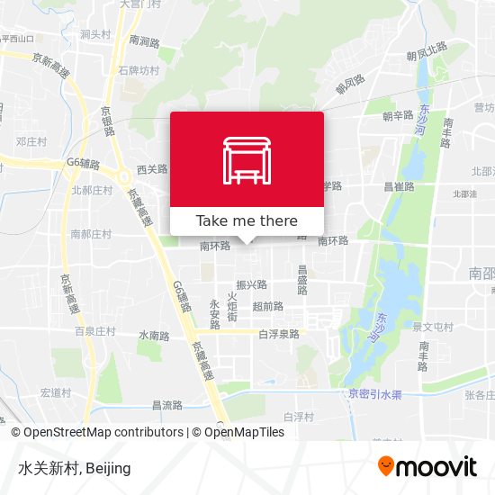 水关新村 map