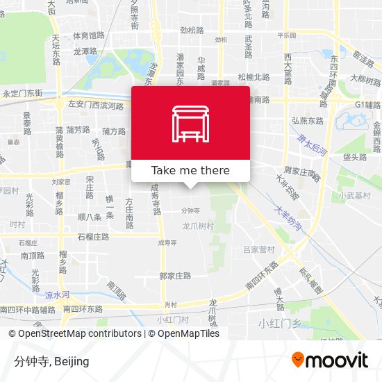 分钟寺 map