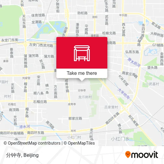 分钟寺 map