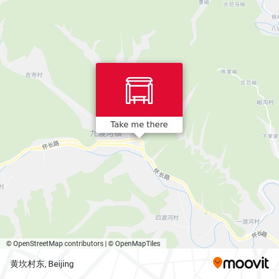黄坎村东 map