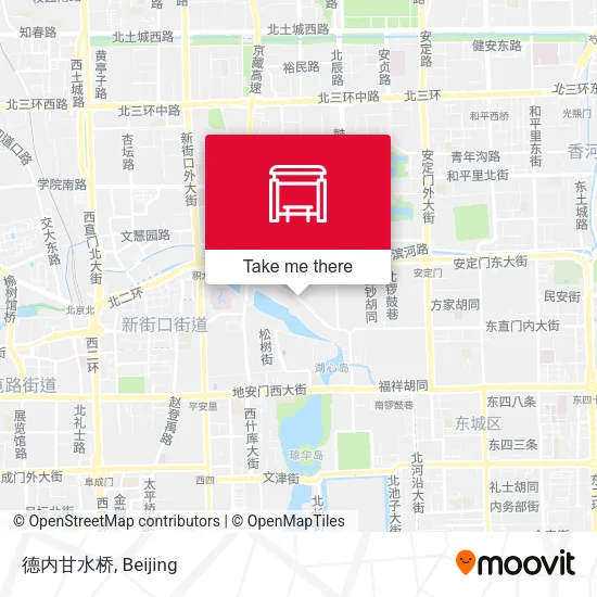 德内甘水桥 map