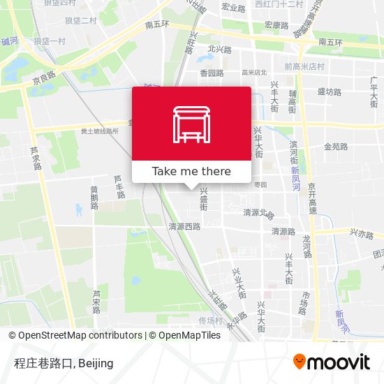 程庄巷路口 map