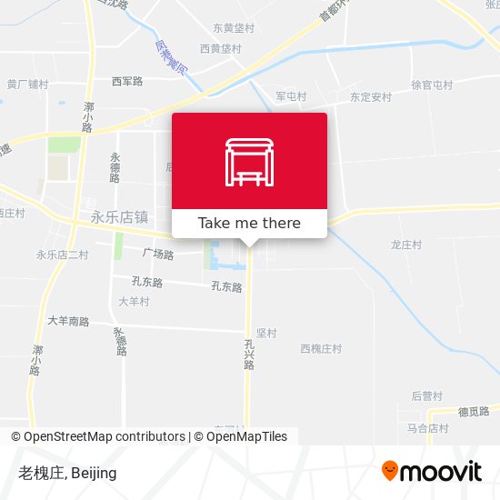 老槐庄 map