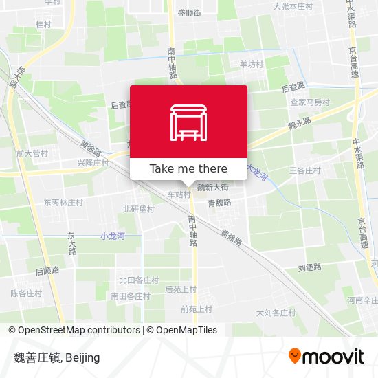 魏善庄镇 map