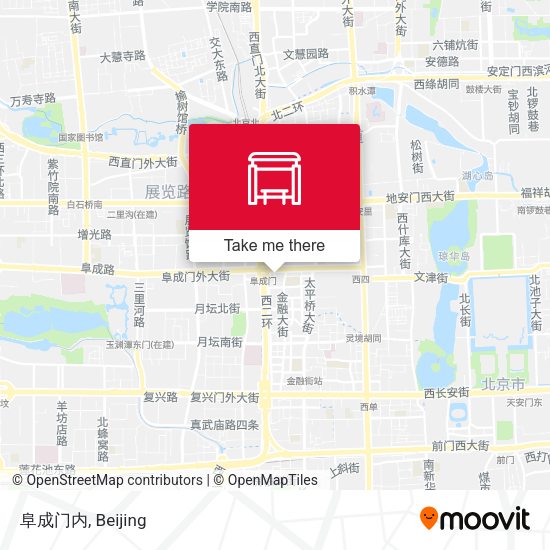 阜成门内 map