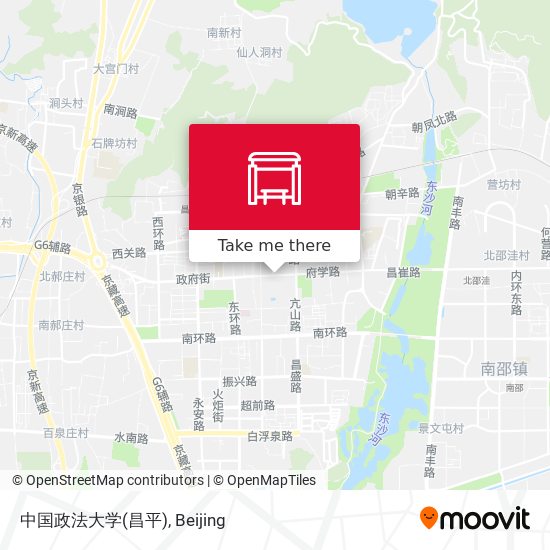 中国政法大学(昌平) map