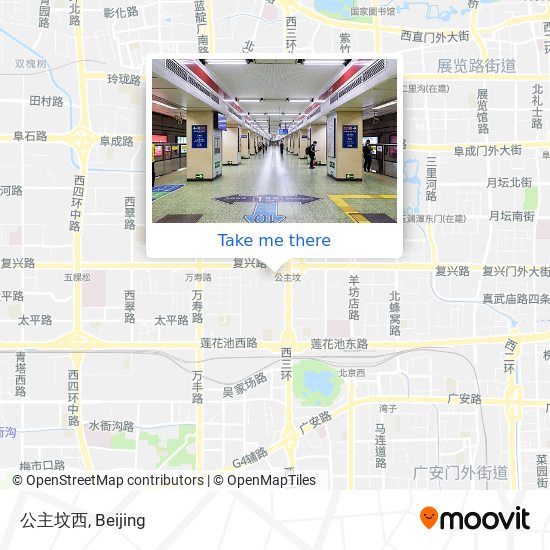 公主坟西 map