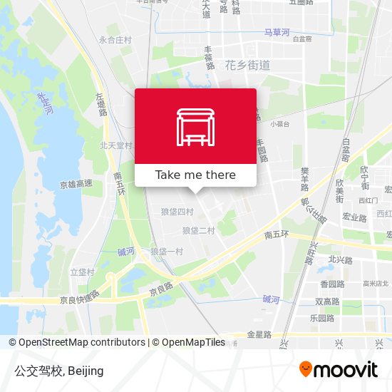 公交驾校 map