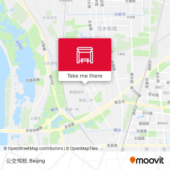 公交驾校 map
