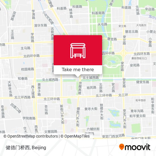 健德门桥西 map