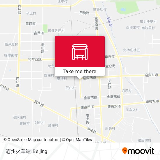 霸州火车站 map