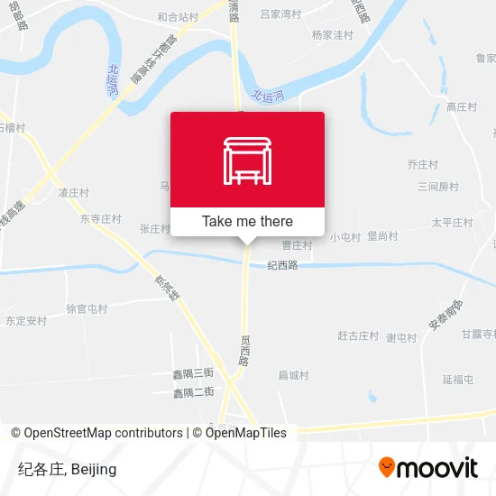 纪各庄 map