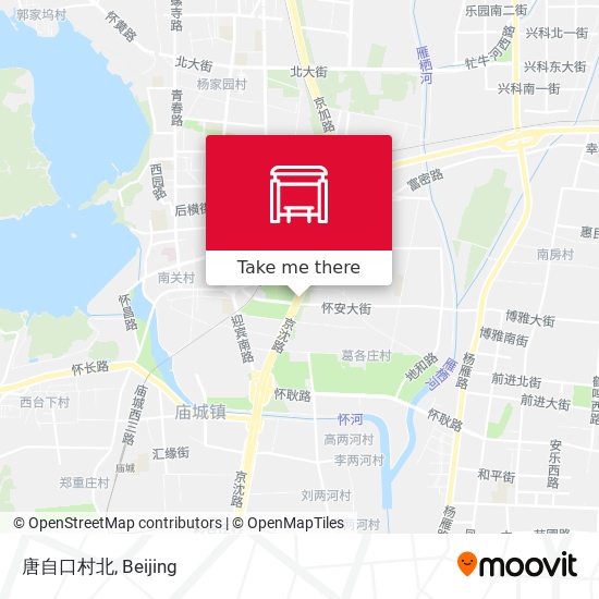 唐自口村北 map